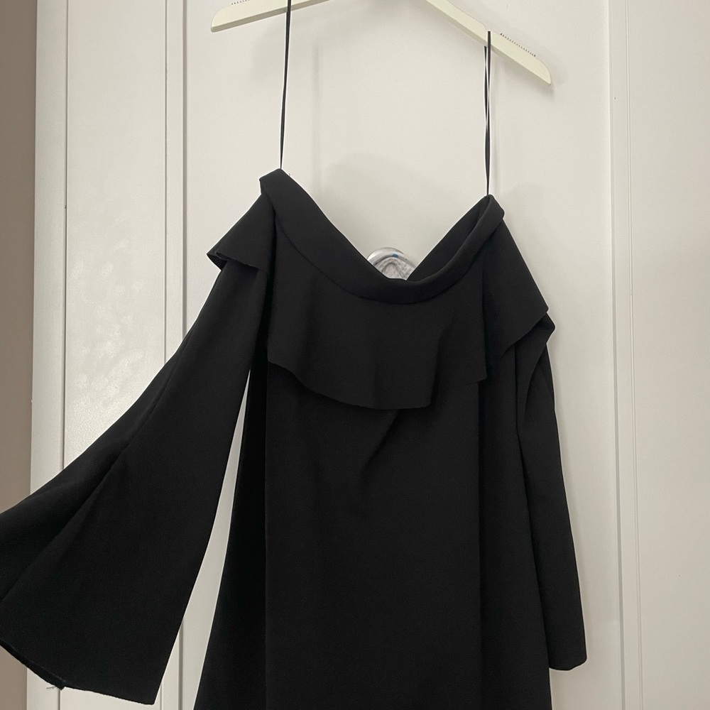 Zara Black Off Shoulder Dress -  Size M